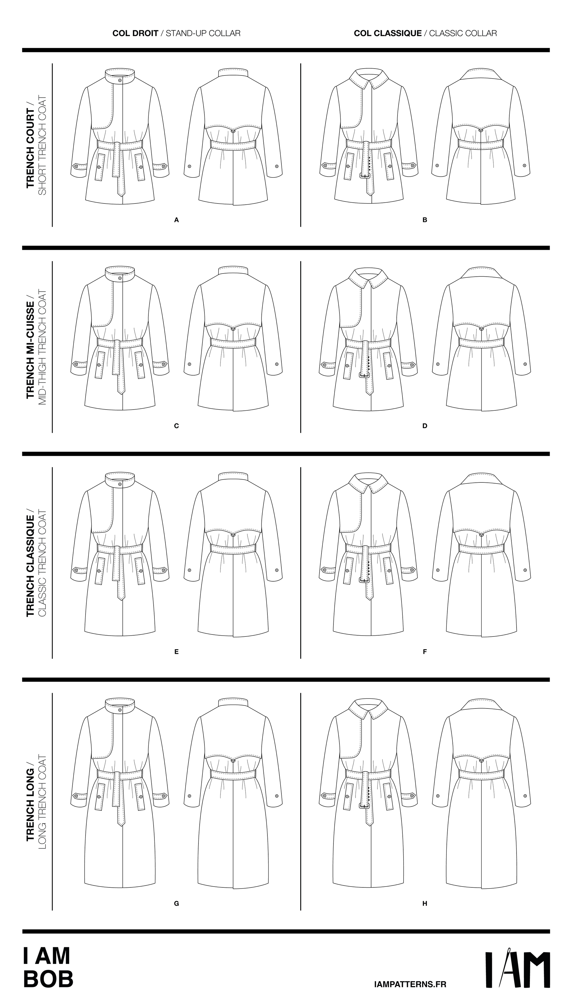 I Am Patterns, Bob Trench Coat