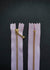 YKK Brass Zip with Ball Pull, Light Pink