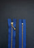 YKK Brass Zip with Ball Pull, Prussian Blue