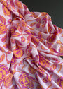 Viscose Lawn. Carnival Flower, Pink