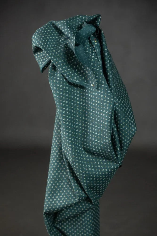 Teal Piccolino, Japanese Cotton/Linen