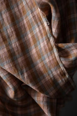 PRE-ORDER. Sweet Tooth Check Laundered Linen Fabric