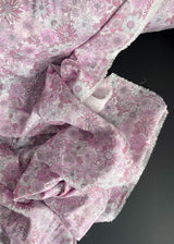 Cotton Double Gauze - Mona Floral Pink