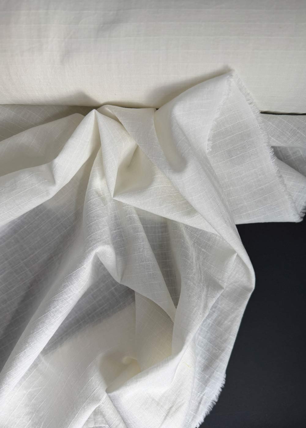 Summer Ripstop, Cotton Linen - Off White