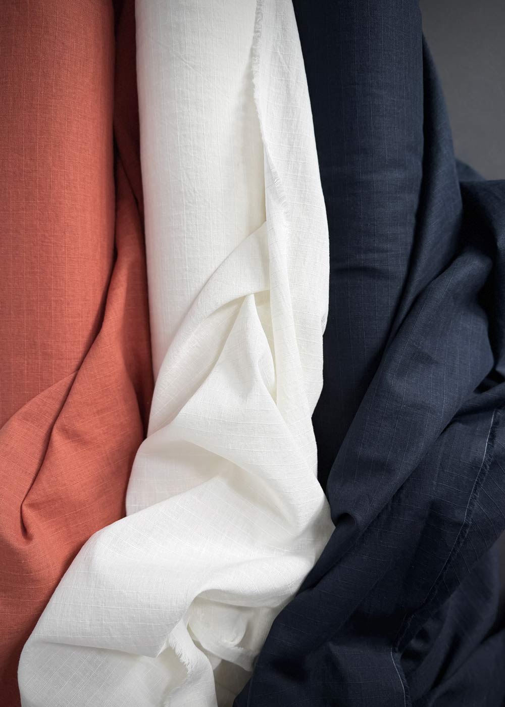 Summer Ripstop, Cotton Linen - Ink