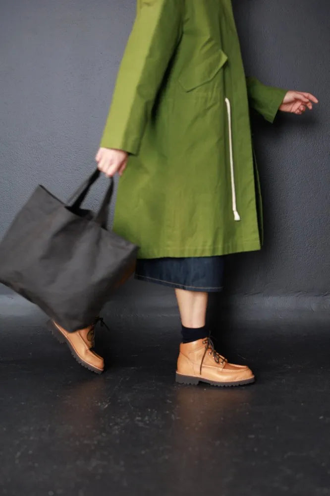 Chocolate Cotton Oilskin