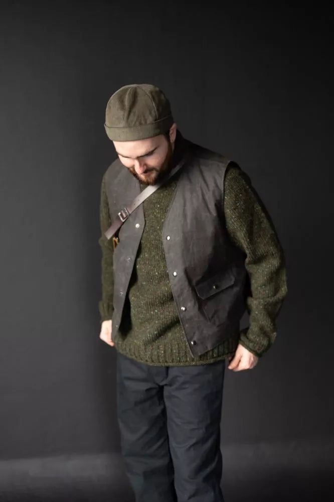 Chocolate Cotton Oilskin
