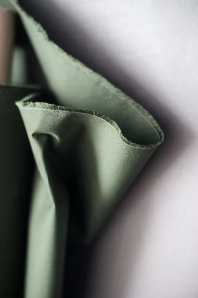 Organic Cotton Dry Oilskin - Fern Green