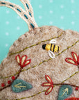 Beehive - Felt Hand Stitching Kit, Corinne Lapierre