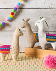 Llamas - Felt Hand Stitching Kit, Corinne Lapierre