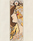 Cross Stitch Bookmark Kit - Zodiac, Mucha