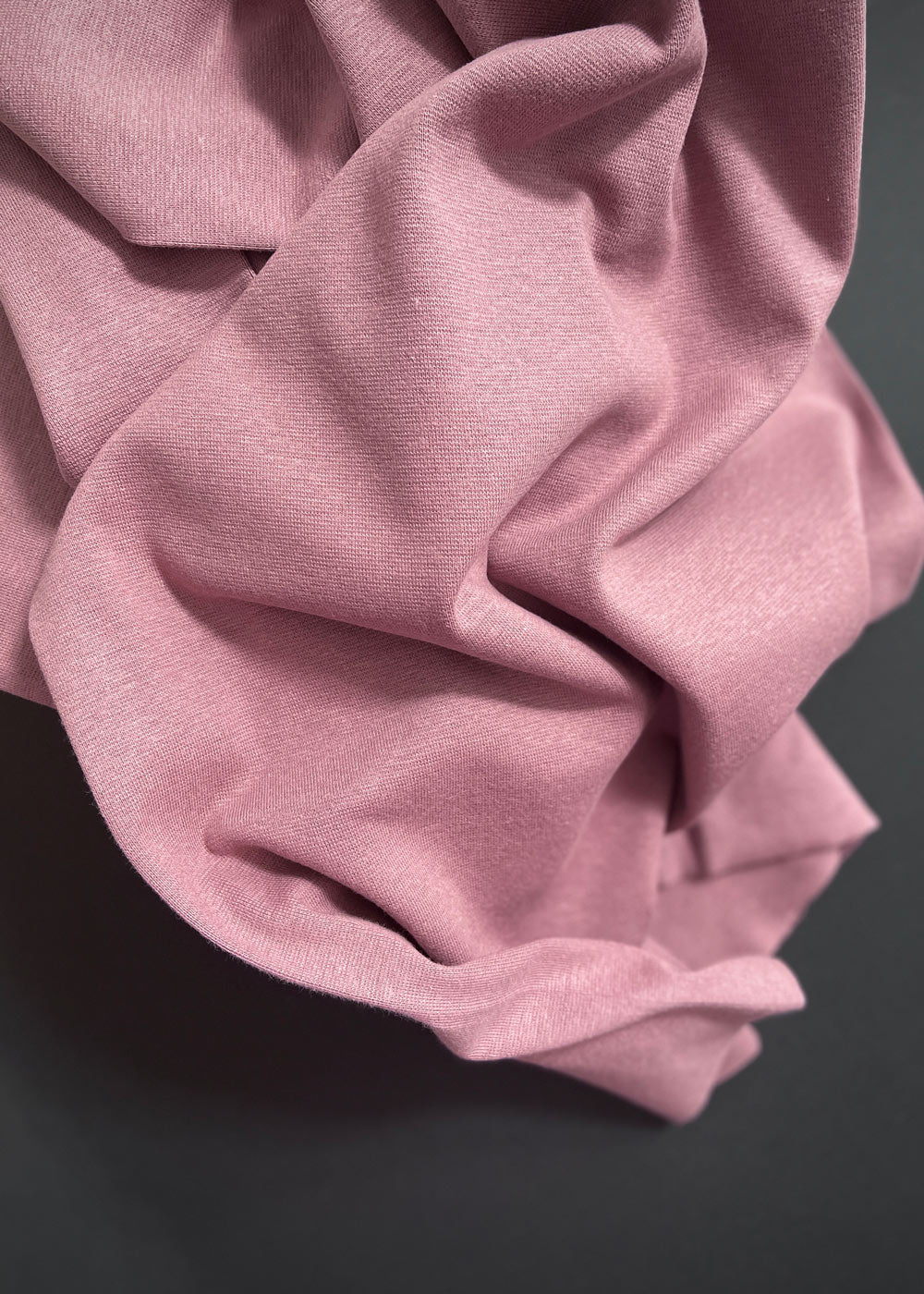 ️Go To Organics - Cotton Ribbing, Dark Dusky Pink – Miss Maude