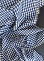 Getaway Cotton Gingham, Classic Navy