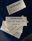 Workwear Sew In Label Set