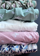 Mabelle Organic Cotton Lawn - Pastel Diamonds