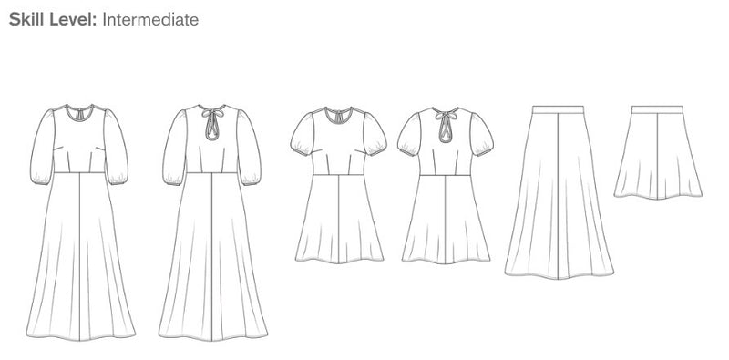 Papercut Patterns, Lulee Dress and Skirt