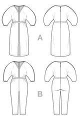 Closet Core Patterns Jo Dress and Jumpsuit