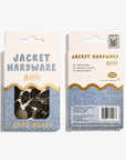 Jacket Hardware Kit | Aged Brass