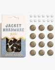 Jacket Hardware Kit | Aged Brass