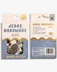 Jeans Hardware Kit | Aged Brass