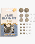 Jeans Hardware Kit | Aged Brass
