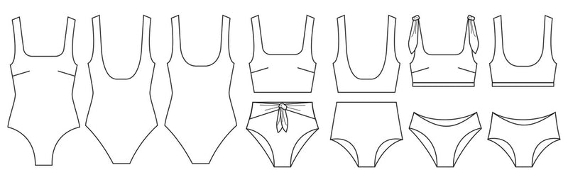 Papercut Patterns, Marnie Swimsuit