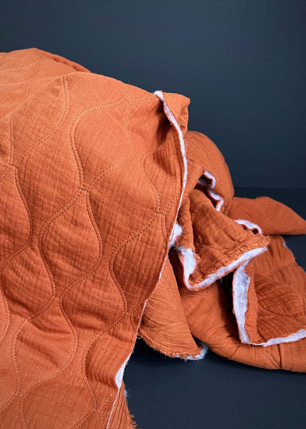 Marty Quilted Cotton - Paprika