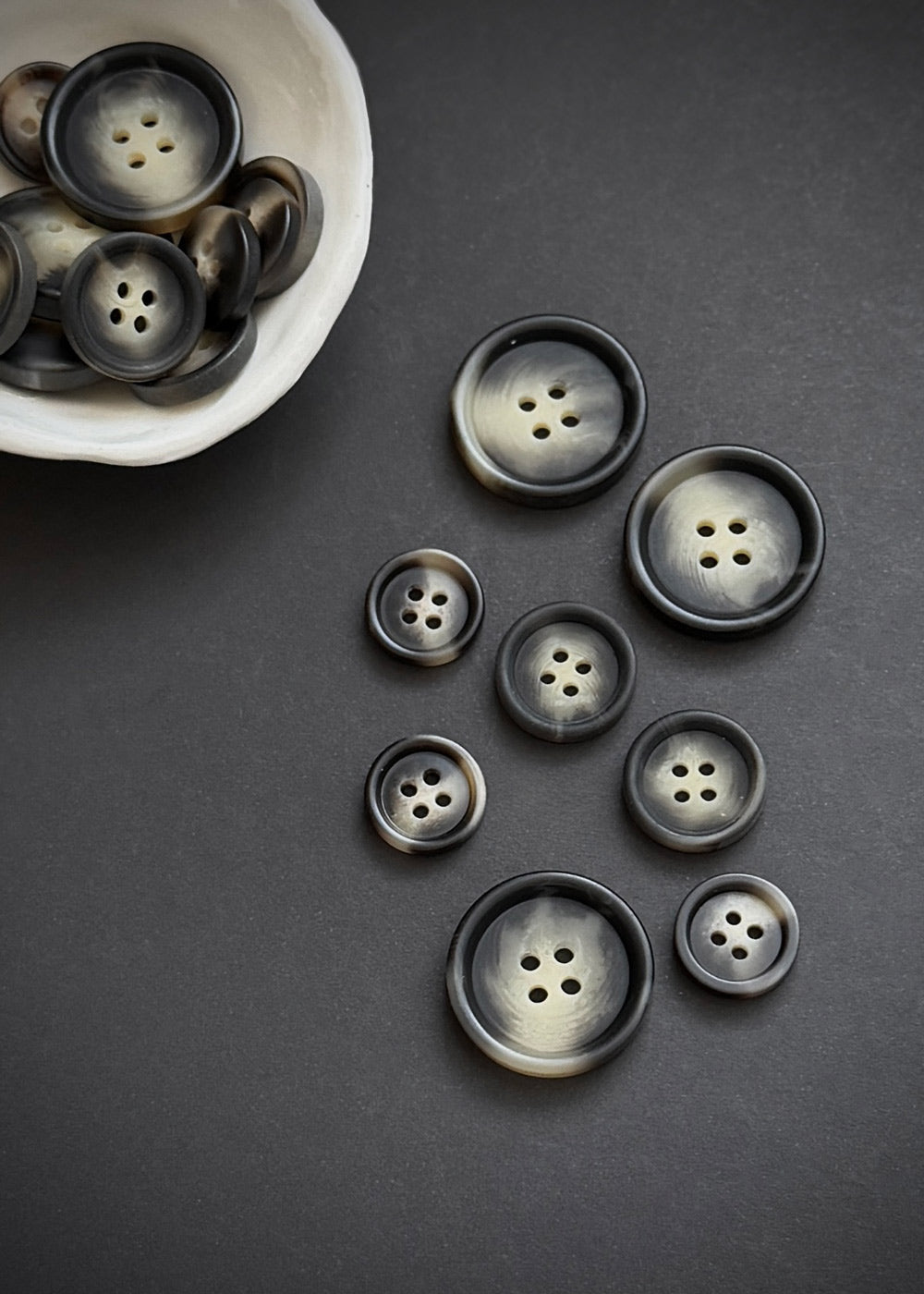 Matt Tortoise Shell Buttons