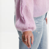 Plait Sleeve Sweater, Purl Foundry. Print Knitting Pattern