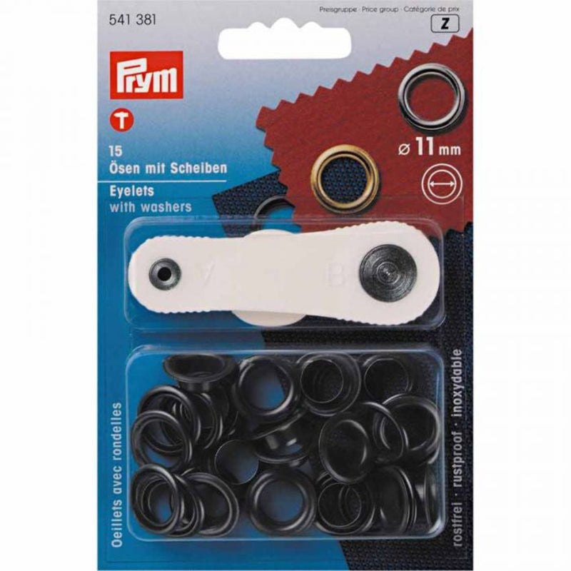 Prym Eyelets and washers - 11mm or 14mm