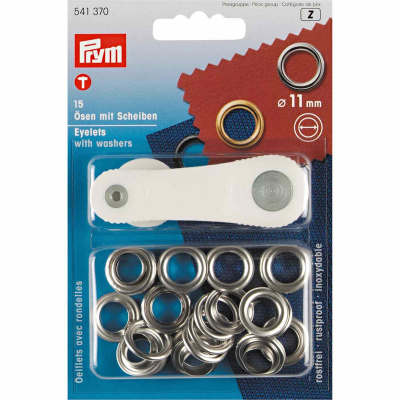 Prym Eyelets and washers - 11mm or 14mm