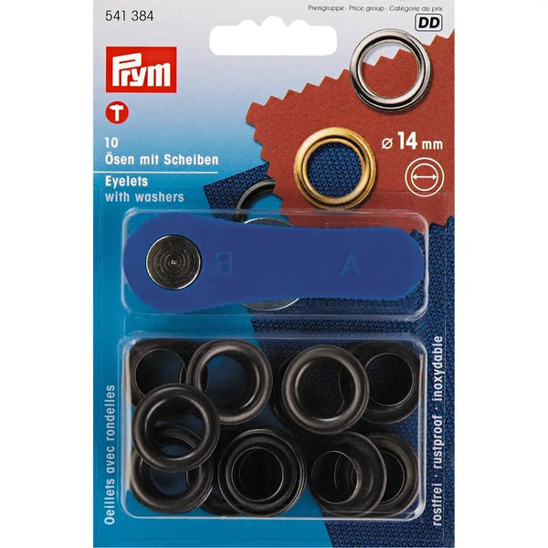 Prym Eyelets and washers - 11mm or 14mm