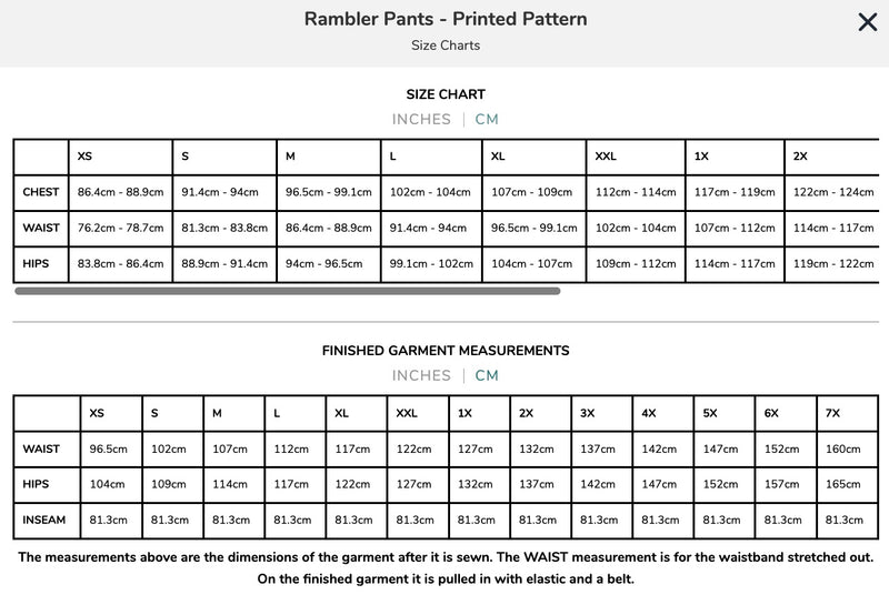 Friday Pattern Company - Rambler Pants