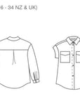 Papercut Patterns, Remy Shirt