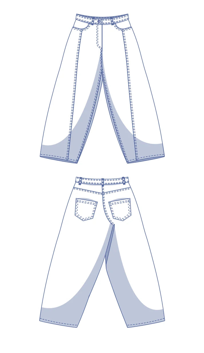Fibre Mood Sora Barrel Trousers
