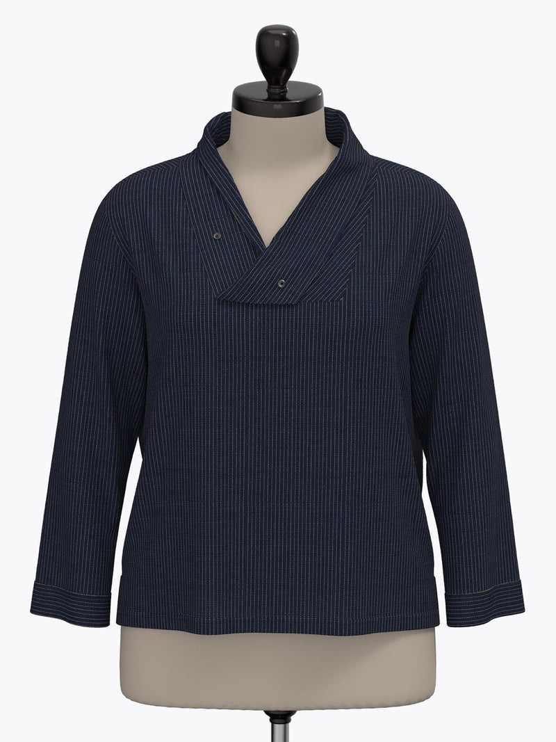 The Assembly Line - Wrap Collar Shirt