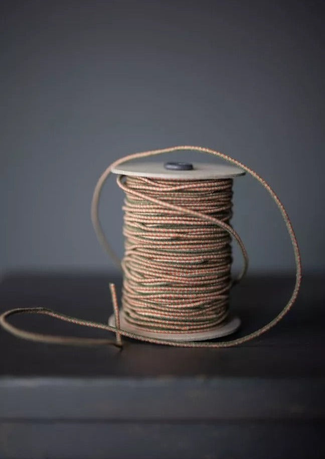 Recycled Cotton Elastic 3mm - Hiker's Stripe