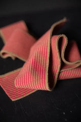 Striped Cotton Rib - Raspberry Rush