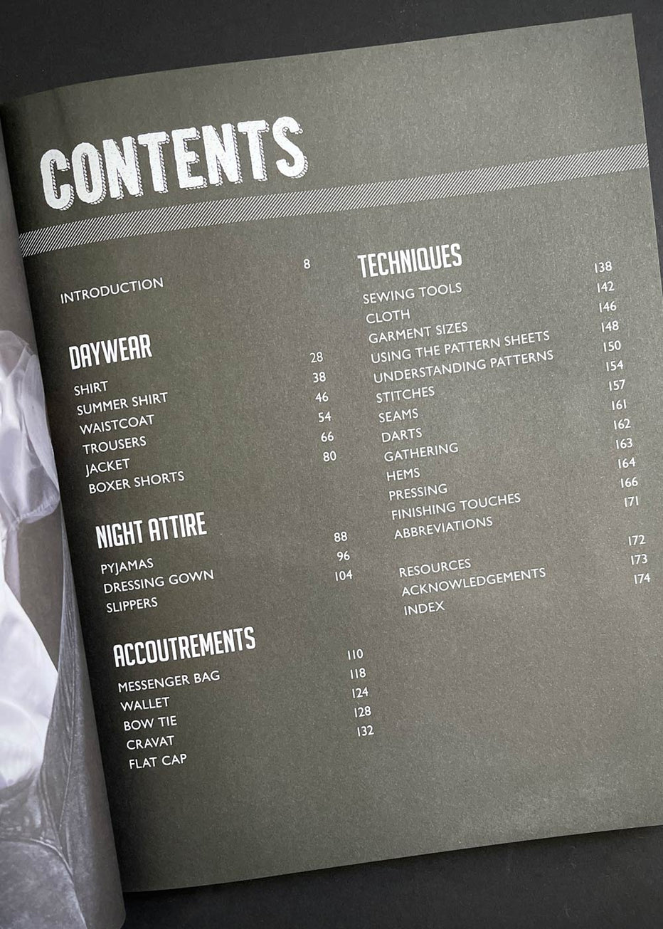The Gentleman's Wardrobe Sewing Pattern Book – Miss Maude