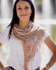 The Lone Skein Shawl, Joji. Print Knitting Pattern