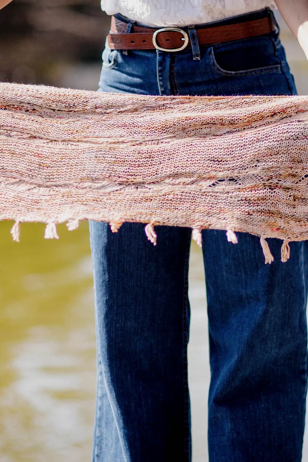 The Lone Skein Shawl, Joji. Print Knitting Pattern