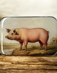 Vintage Pig Notions Tin