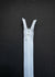 YKK Invisible Zip. White