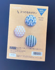 Zizashi Japanese Embroidery Kit - Natural Buttons