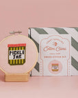 Pickle Jar Cross Stitch Kit
