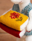 Little Mouse The Librarian - Felt Hand Stitching Kit, Corinne Lapierre