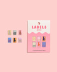 Metallic Mini Hands Woven Labels