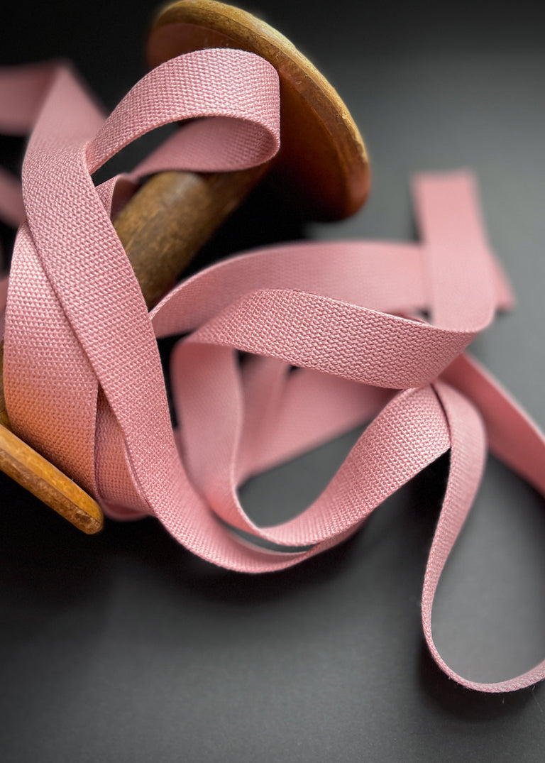 Acrylic Bag Webbing Dusty Pink Miss Maude