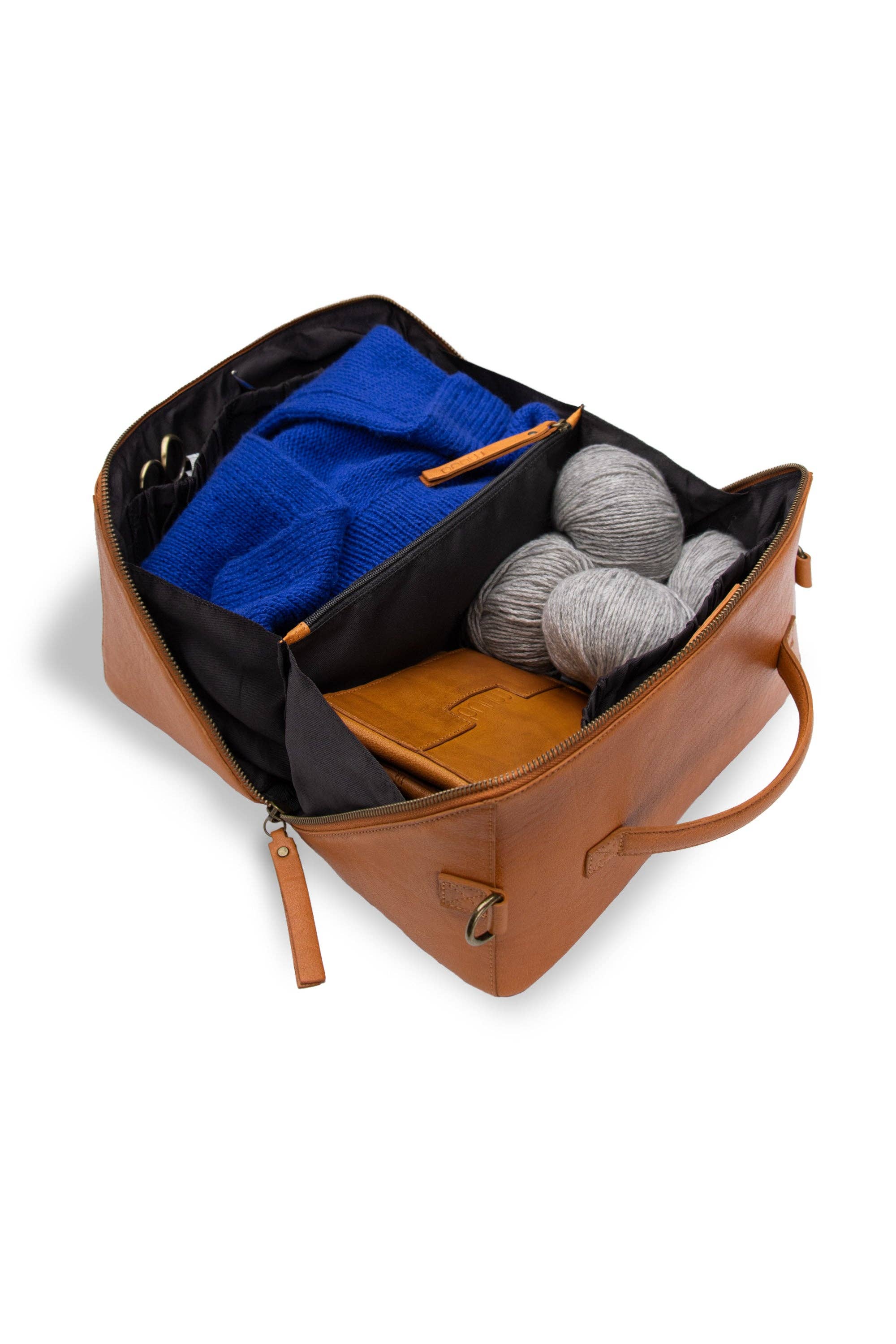 Cleo midi Project Bag: Whisky