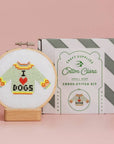 I Love Dogs Cross Stitch Kit